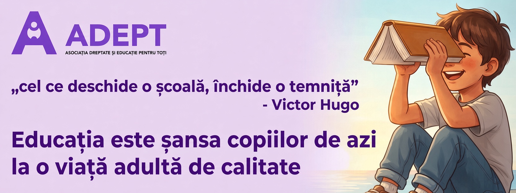 Citat Victor Hugo - Cel ce deschide o școală, închide o temniță
